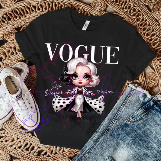 Vogue Cruella (White Letters)