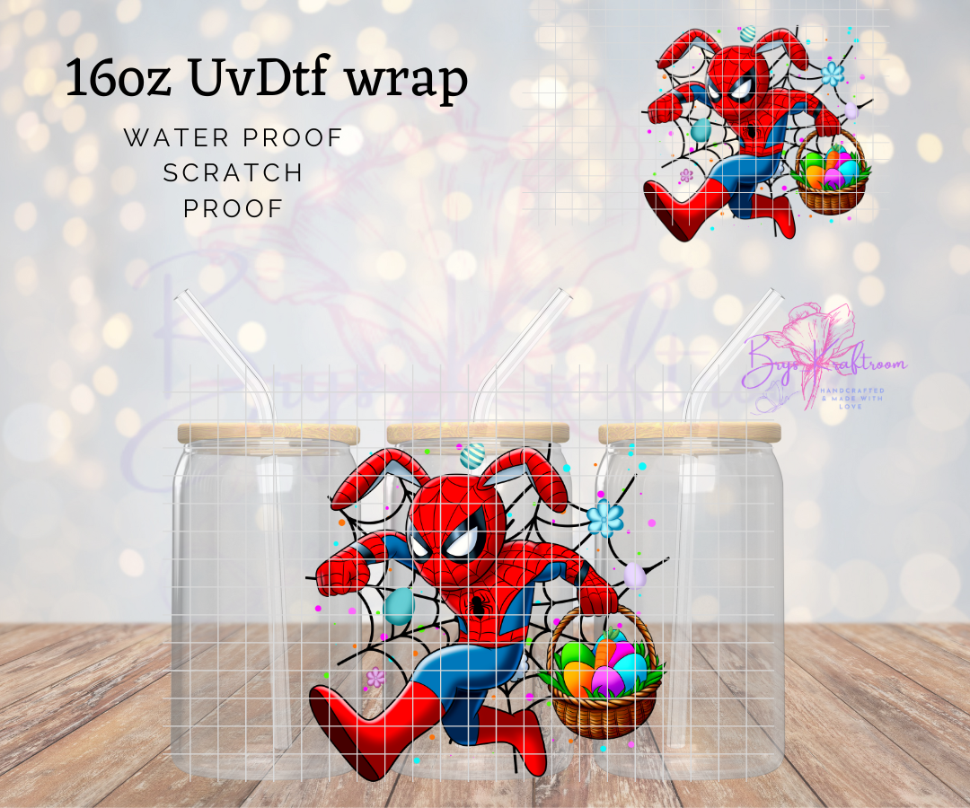 Spidey Bunny UV DTF Wraps