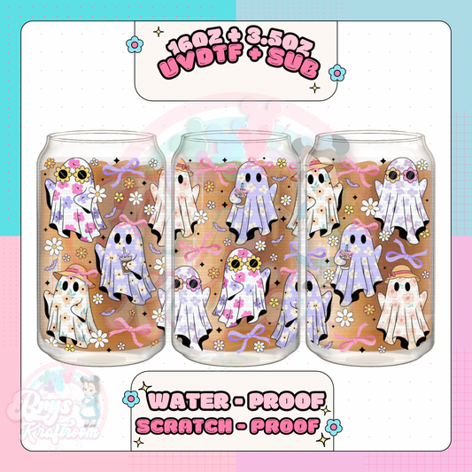 Floral Groovy Ghoul Ghosts