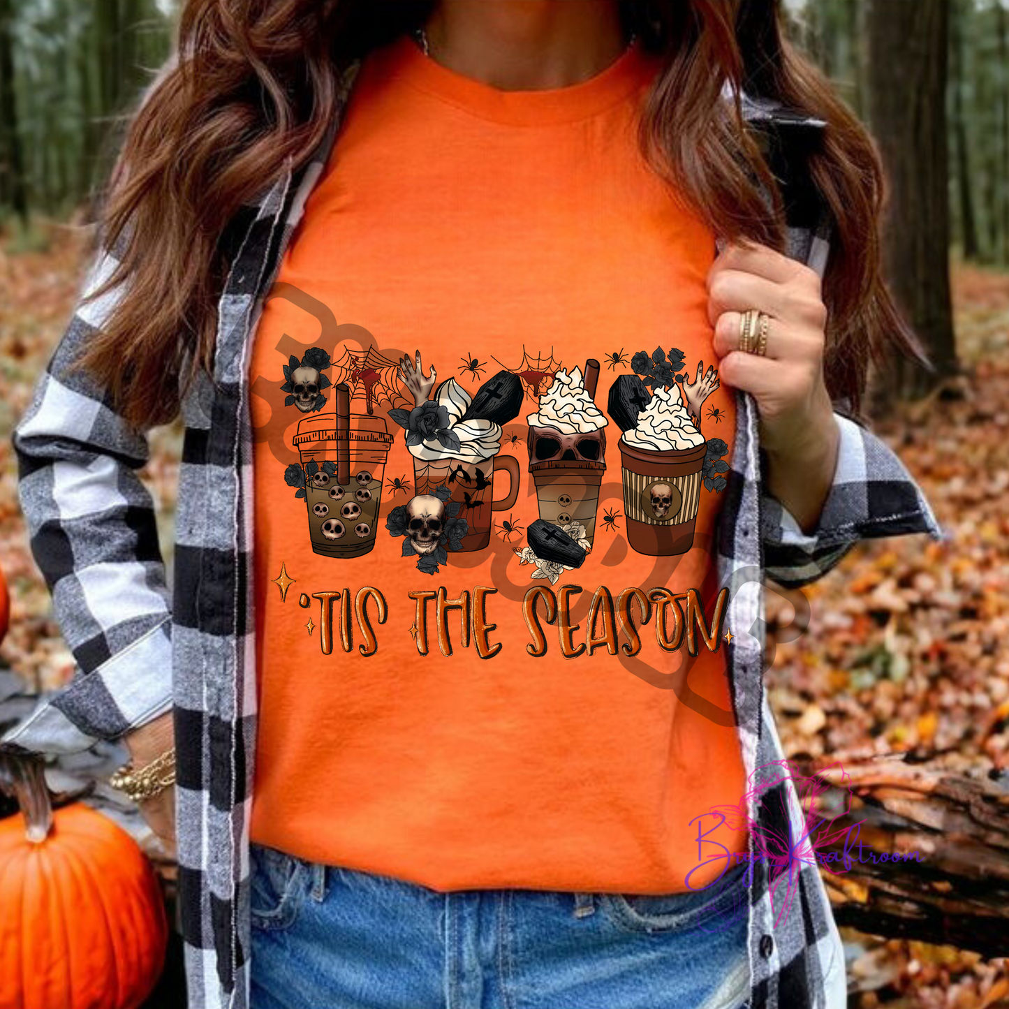Tis’ the season spooky coffee 9” DTF Transfer