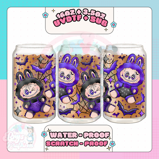 Purple Spider Labubu