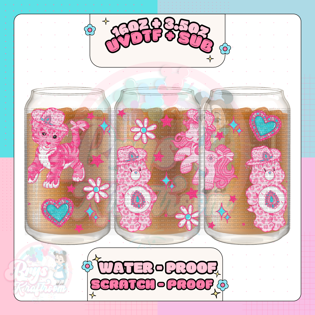Lisa Frank + Carebear