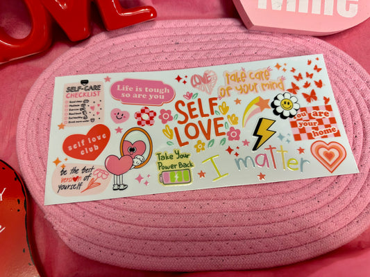 Self Love UV DTF Wrap