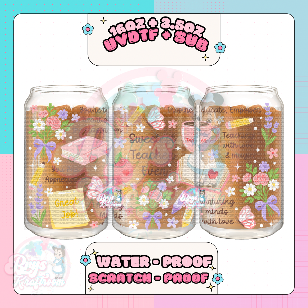 Sweetest Teacher Ever | Brown Font