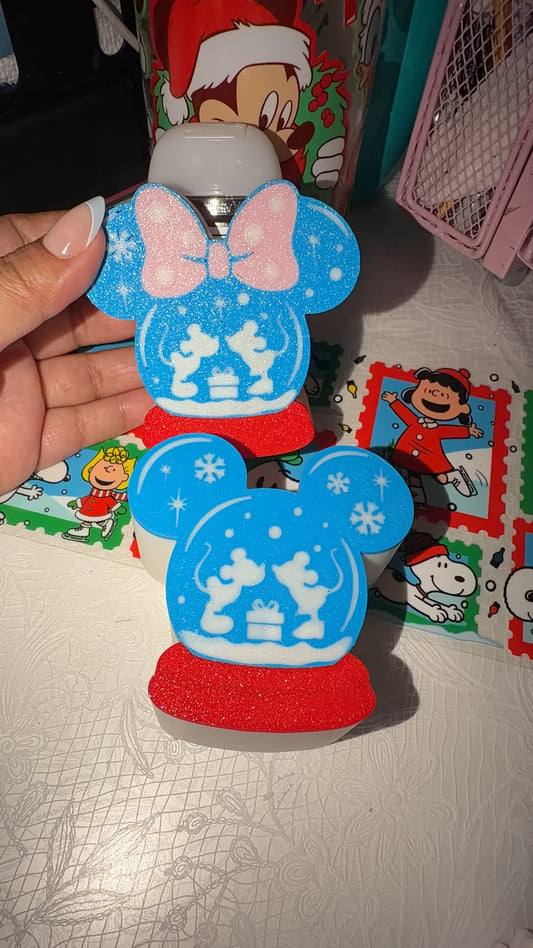 Mickey “Flatbacks” Snowglobe | SaniBac Holder| 3D