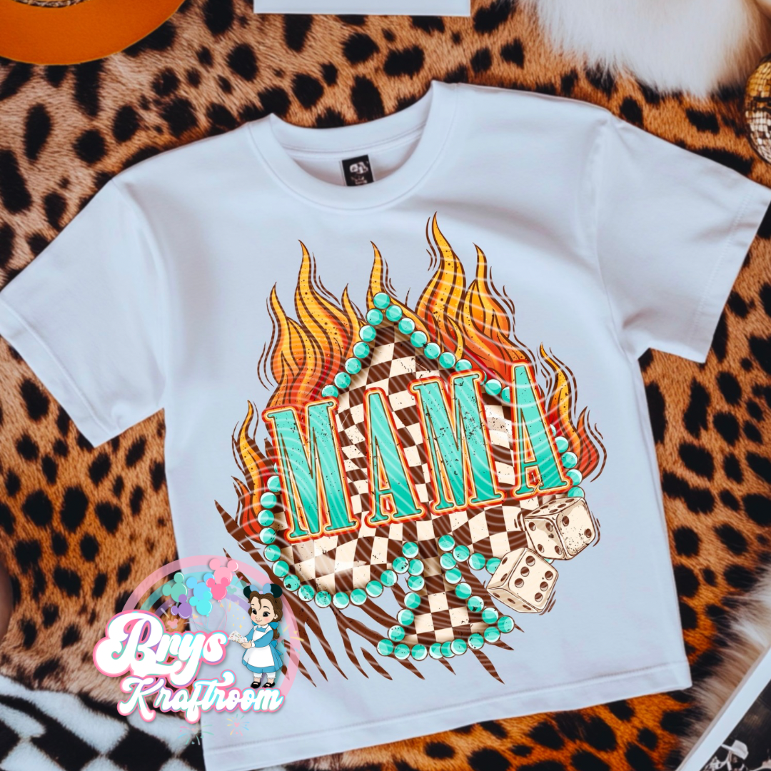 Mama | Turquoise Spade