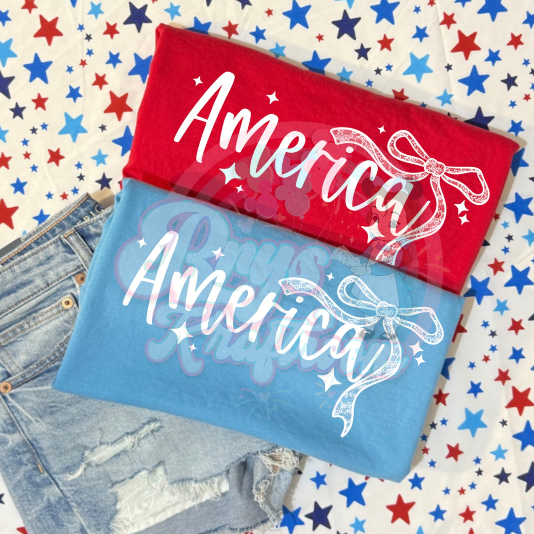 America | White Bow