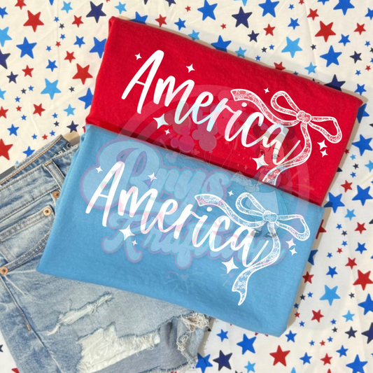America | White Bow