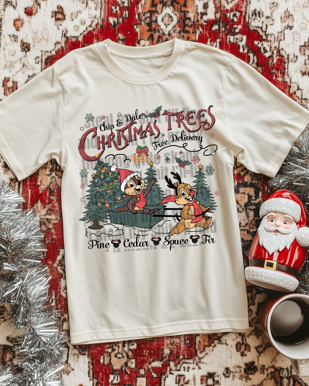 Squirrels Christmas Trees