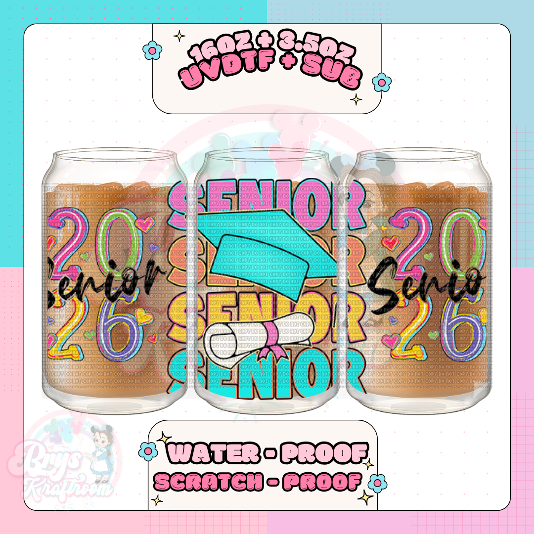Senior C/O 26 | Colorful | Cap
