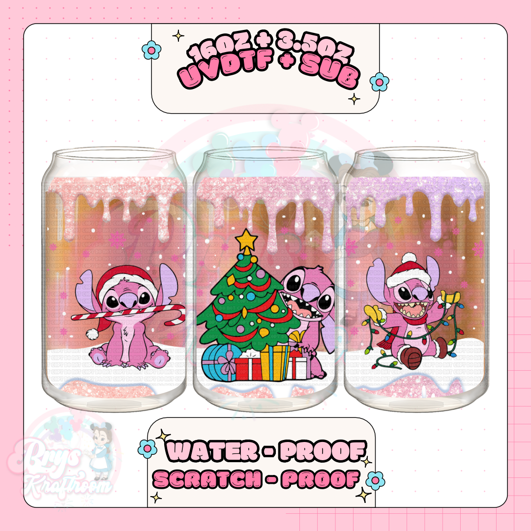 626 Glitter Pink Xmas