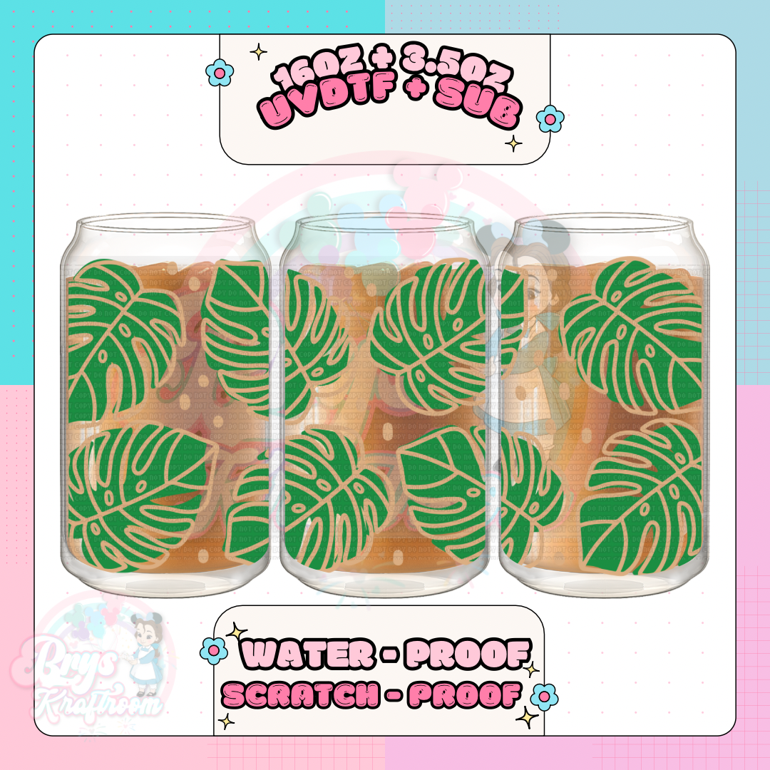 Light Green Monstera
