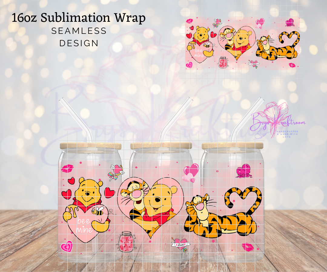 Bear + Tiger 2 UV DTF Wraps