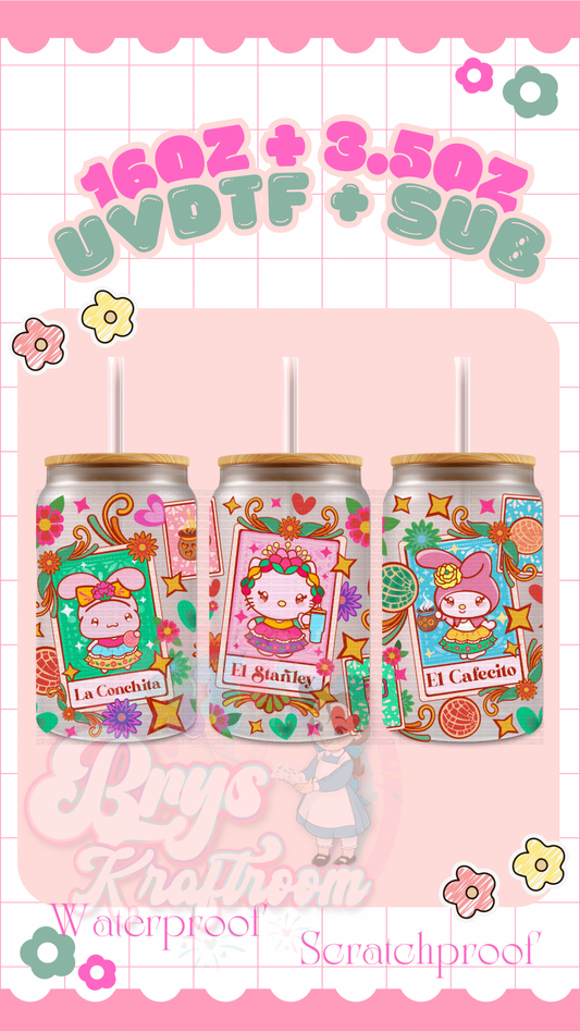 Sanrio Stanley, Conchita, Cafecito Loteria V48 *EXCLUSIVE*
