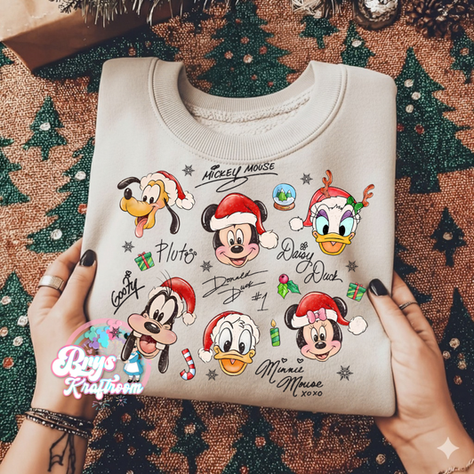 Faces Christmas Signatures