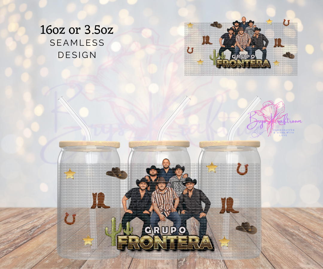 Grupo Frontera UV DTF Wraps