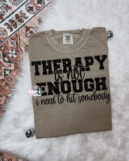 Therapy Is Not Enough | Black