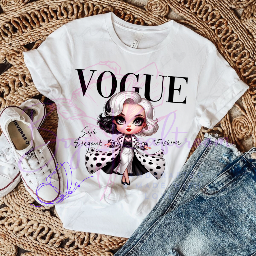 Vogue Cruella (Black Letters)