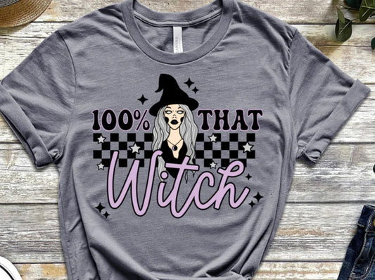 100% That Witch 11” DTF Transfer