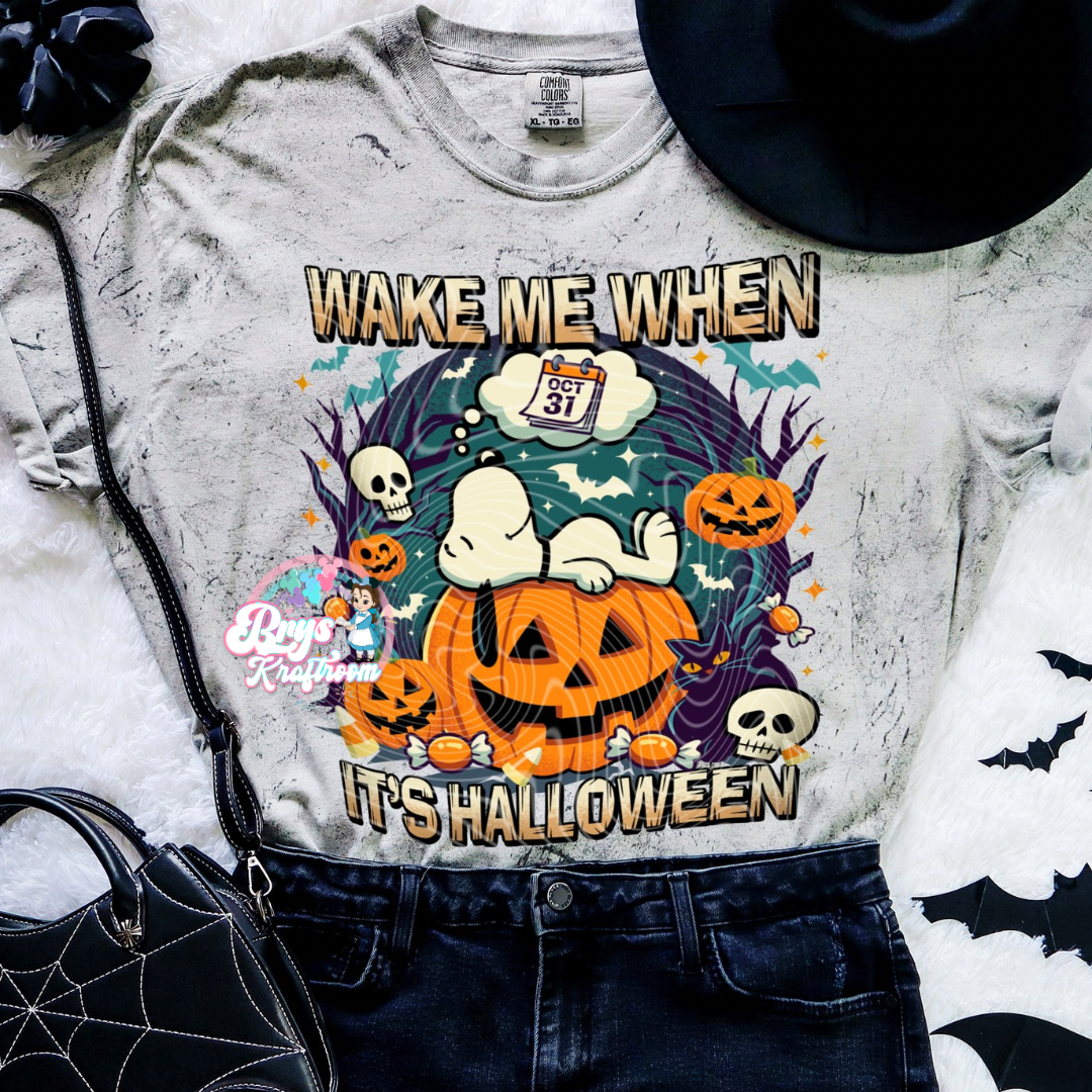 Wake Me When It’s Halloween | Snoop-y