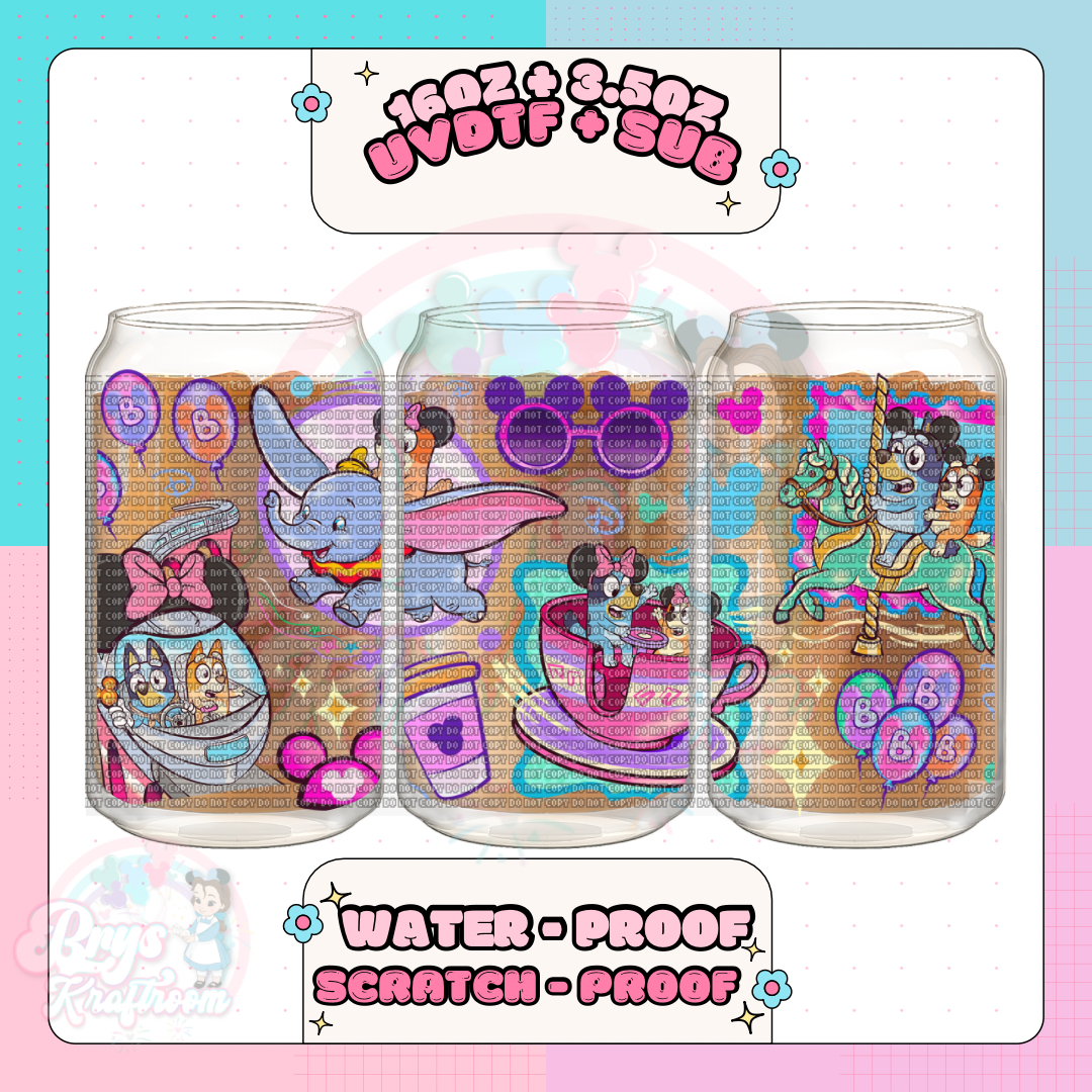 Bluey Family Magic Rides