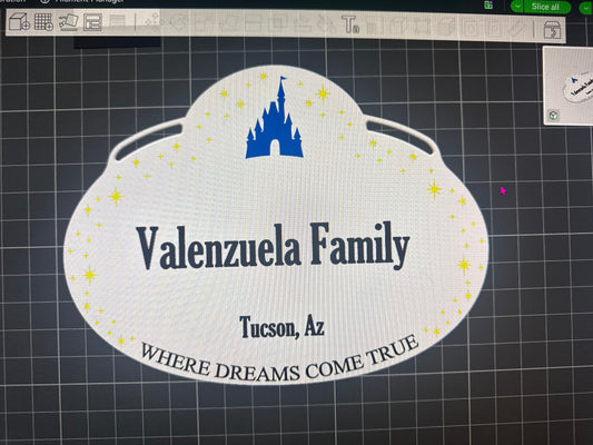 Stroller Cast Tags