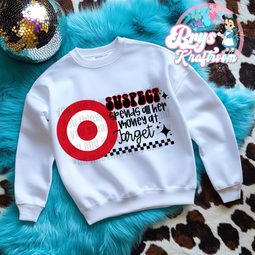 Suspect- Spends All Her Money at Target
