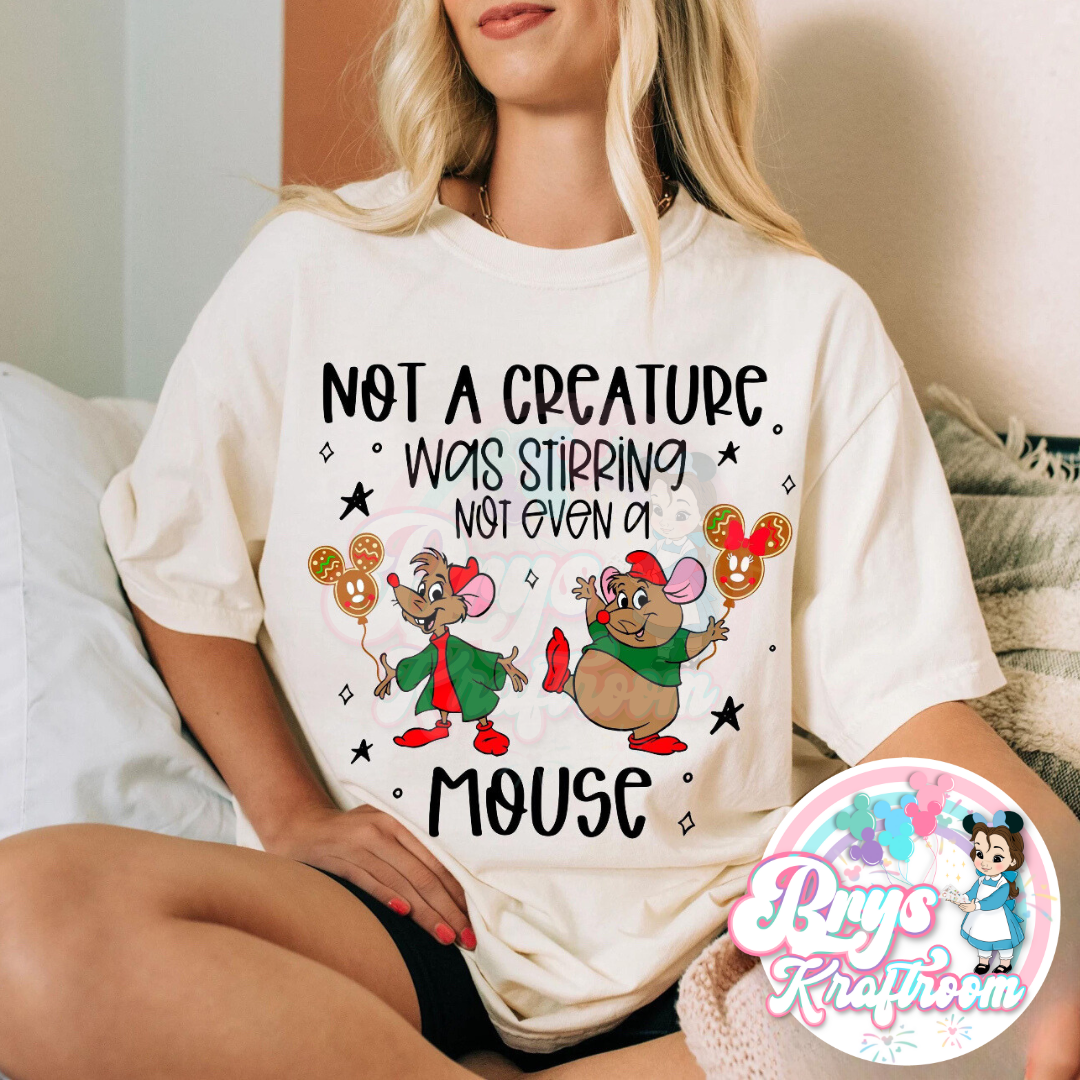 Not A Creature - Not a Mouse (Black Font)