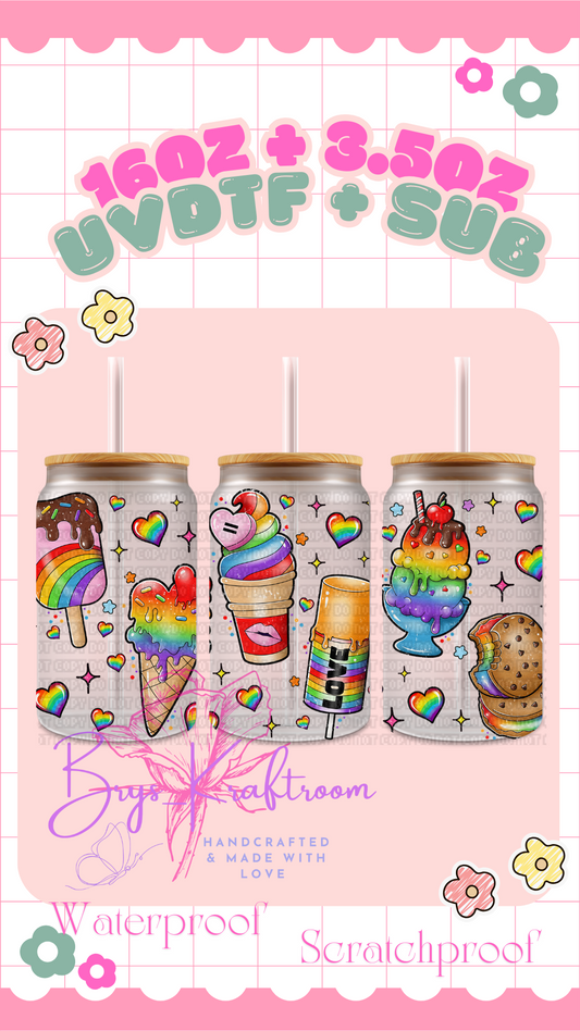 Pride ice creams  *EXCLUSIVE*